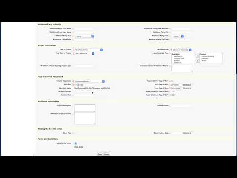 How to Edit Service Orders with Lien Management Tool